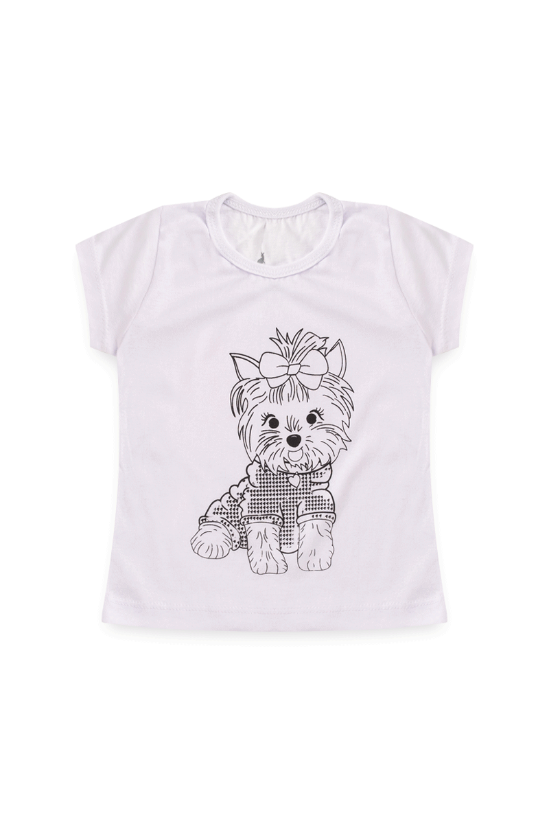 Washable Coloring T-Shirt Dog Kangulu