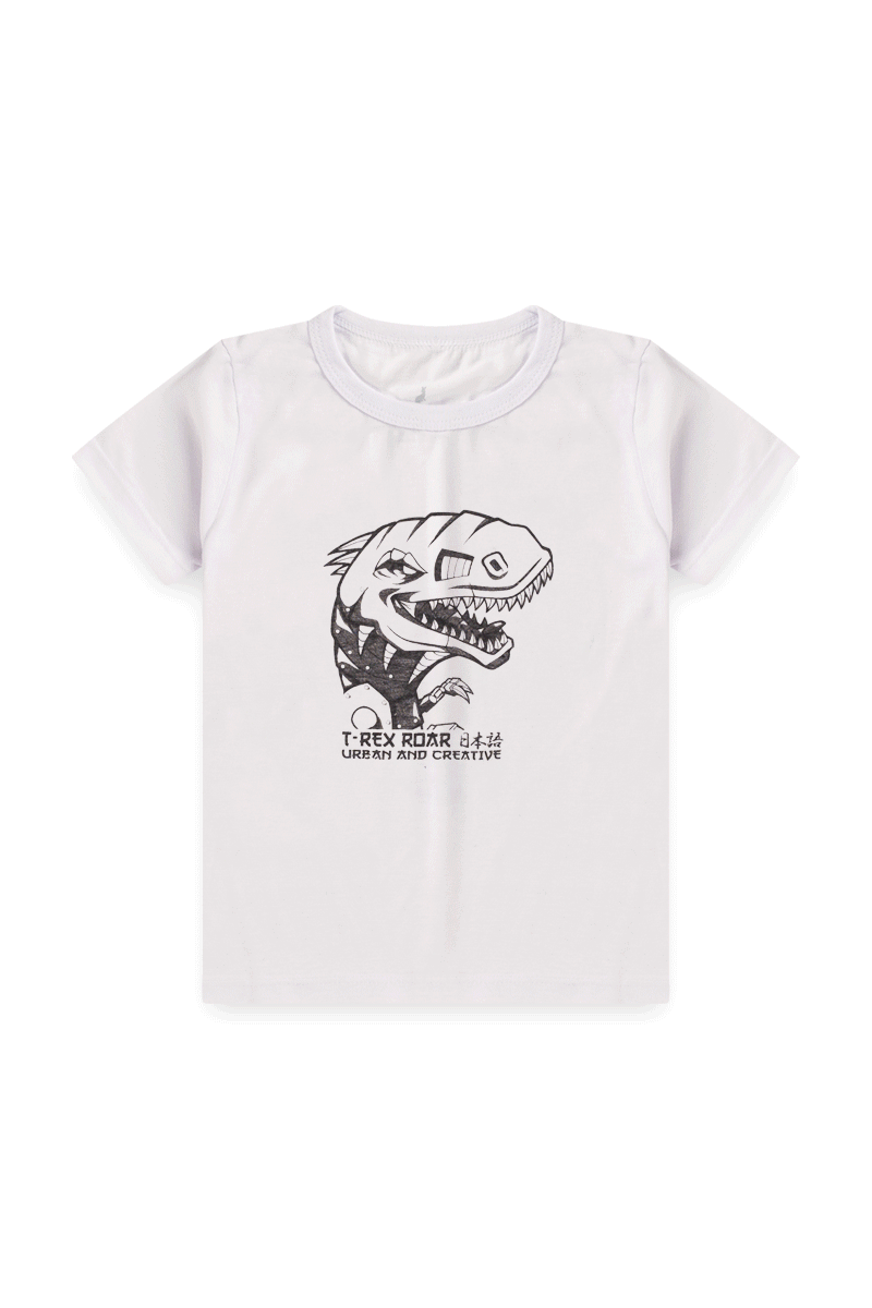 Washable Coloring T-Shirt Dinosaur Kangulu