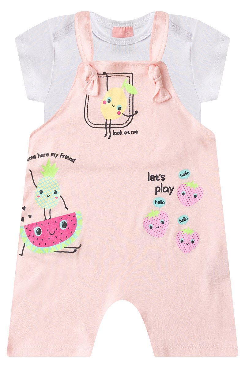 Baby Romper + Bodysuit - Let's Play