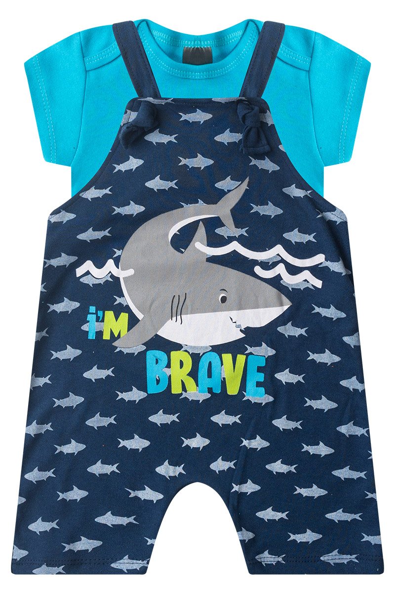 Boys' Baby Romper + Bodysuit - Kangulu Shark