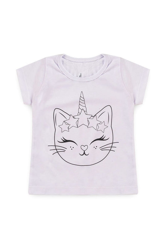 Washable Coloring T-Shirt Kitten Kangulu
