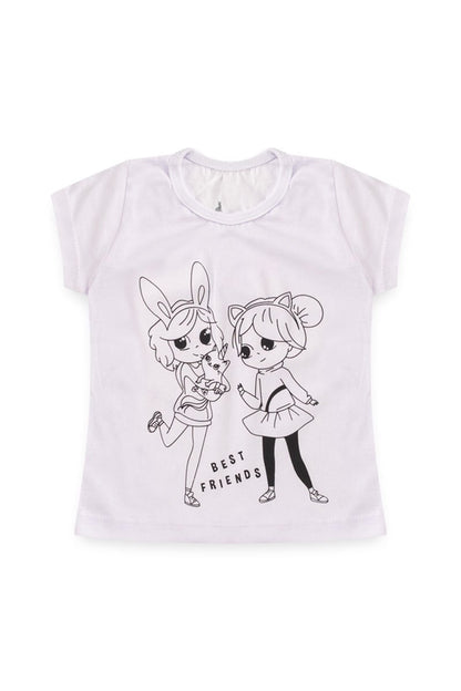 Washable Coloring T-Shirt Best Friends Kangulu