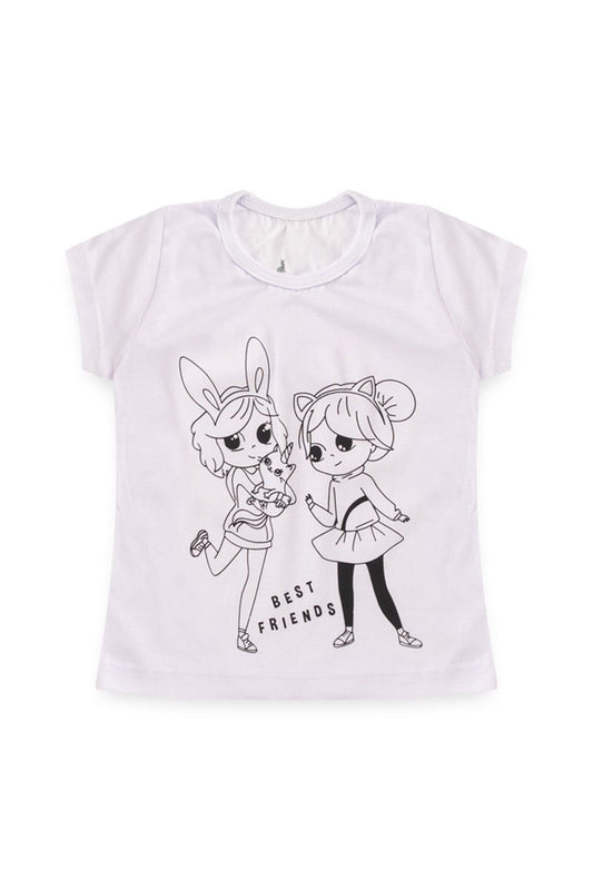 Washable Coloring T-Shirt Best Friends Kangulu