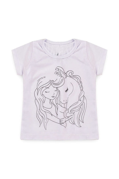 Washable Coloring T-Shirt Unicorn Kangulu