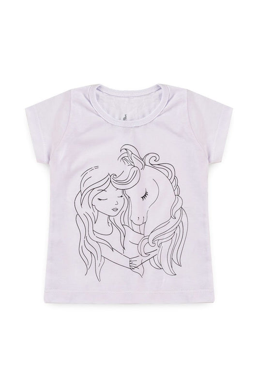 Washable Coloring T-Shirt Unicorn Kangulu