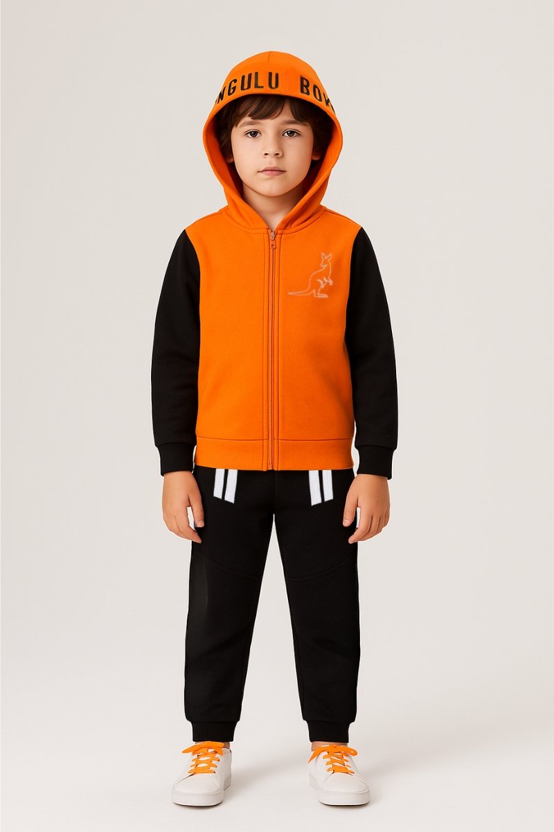 Boys' Winter Set Solid Kangulu