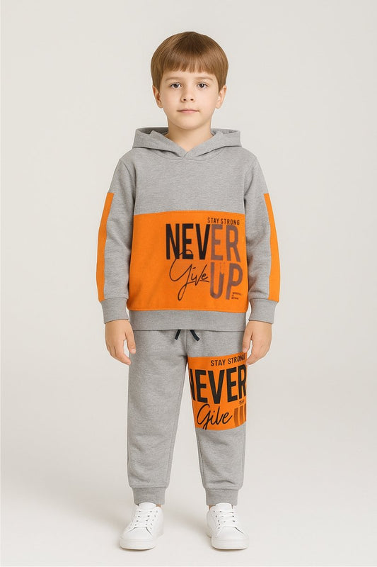Children's Winter Set for Boys Never Give Up Kangulu