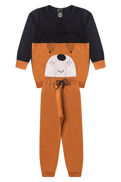 Kangulu Winter Boys' Outfit - Teddy Bear