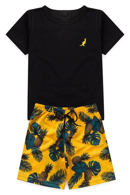 Boys' Summer Basic Set Pineapple Kangulu
