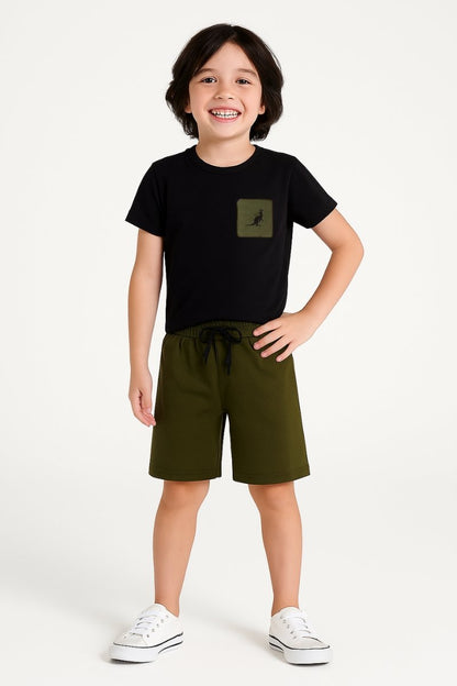 Boys' Summer Set with Pocket Kangulu