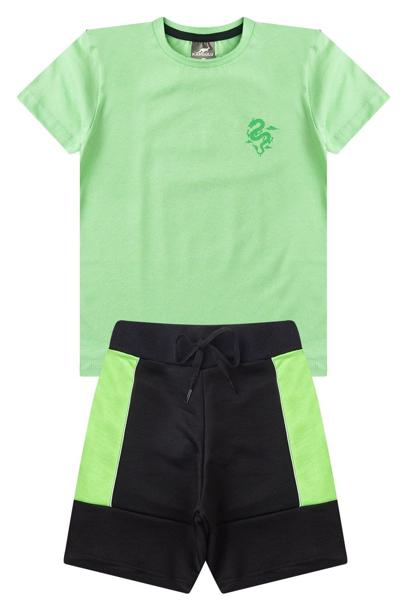 Summer Boys' Set Samurai Dragon Kangulu