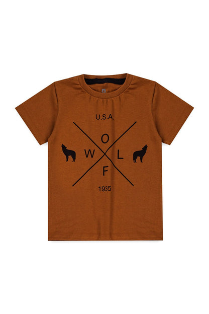 Boys' Summer Set - Kangulu Wolf Symbols