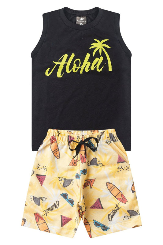Boys' Summer Tank Top Set - Kangulu Aloha