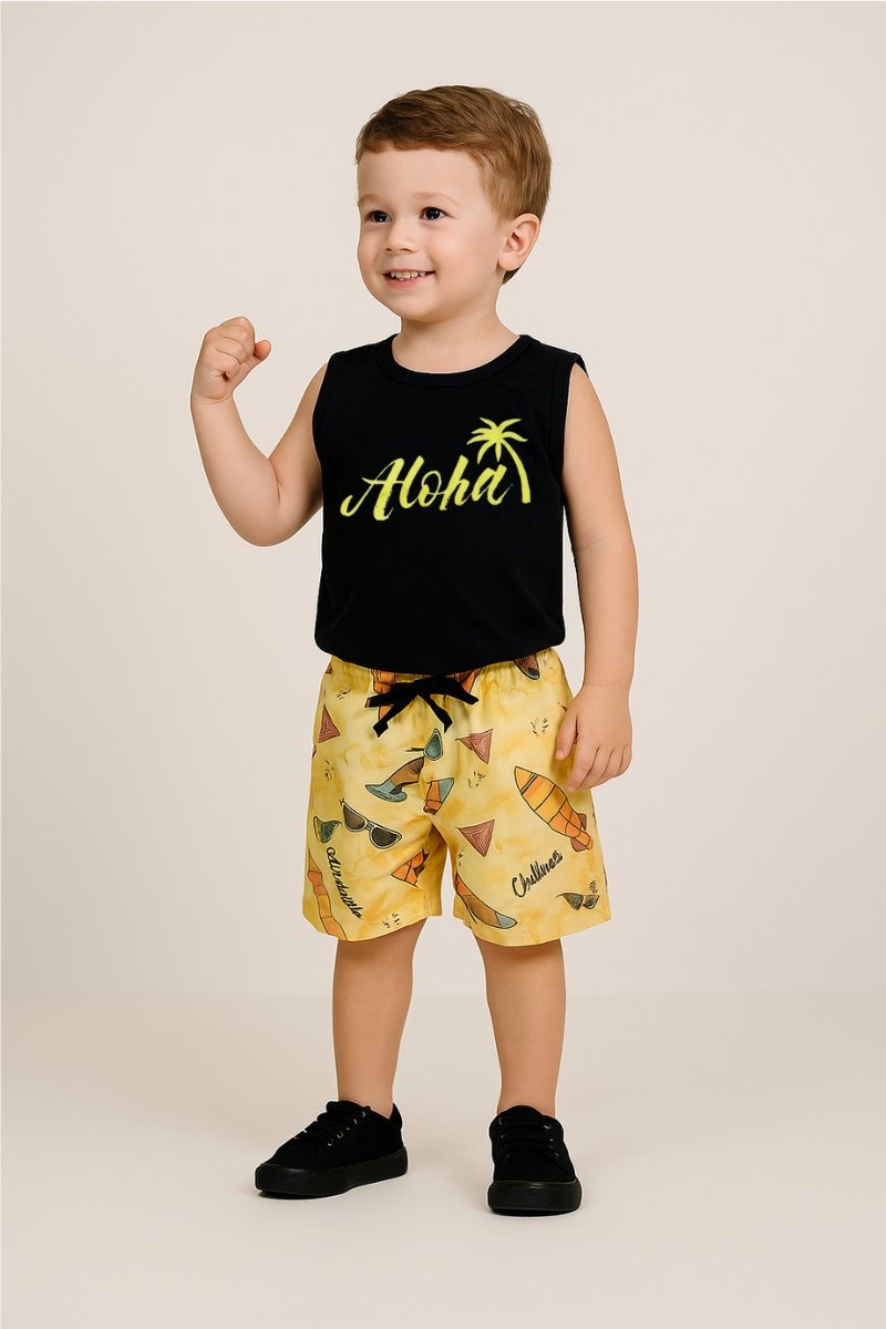 Boys' Summer Tank Top Set - Kangulu Aloha