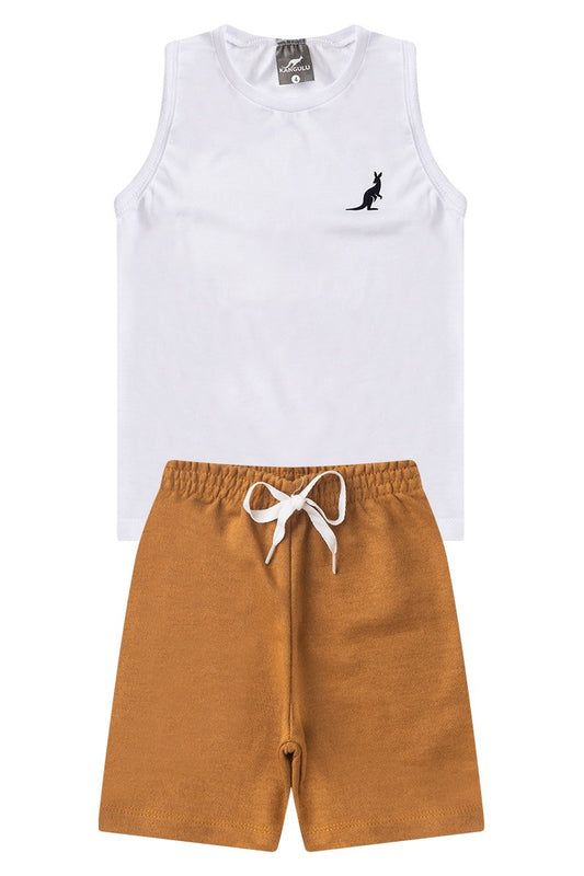 Boys' Summer Basic Tank Top Set Kangulu