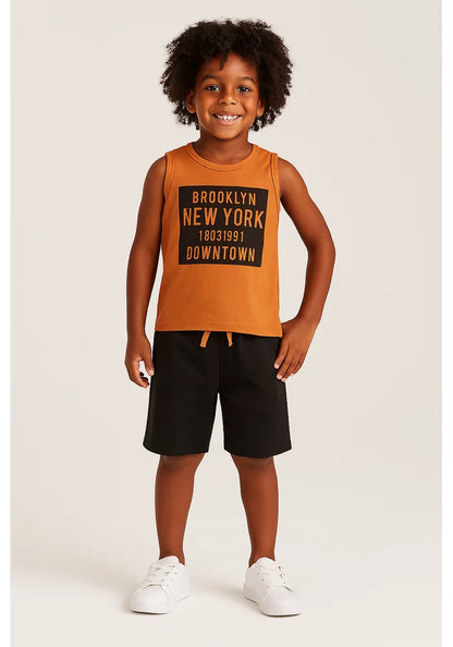 Boys' Summer Tank Top Set - Kangulu Brooklyn