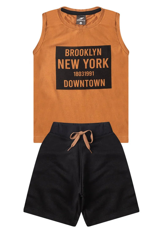Boys' Summer Tank Top Set - Kangulu Brooklyn