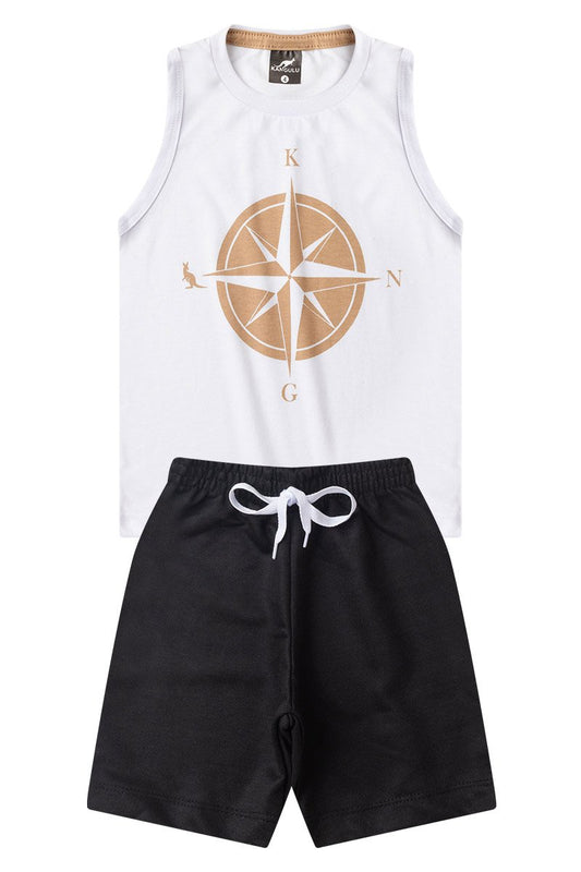 Boys' Summer Set Compass Tank Top Kangulu
