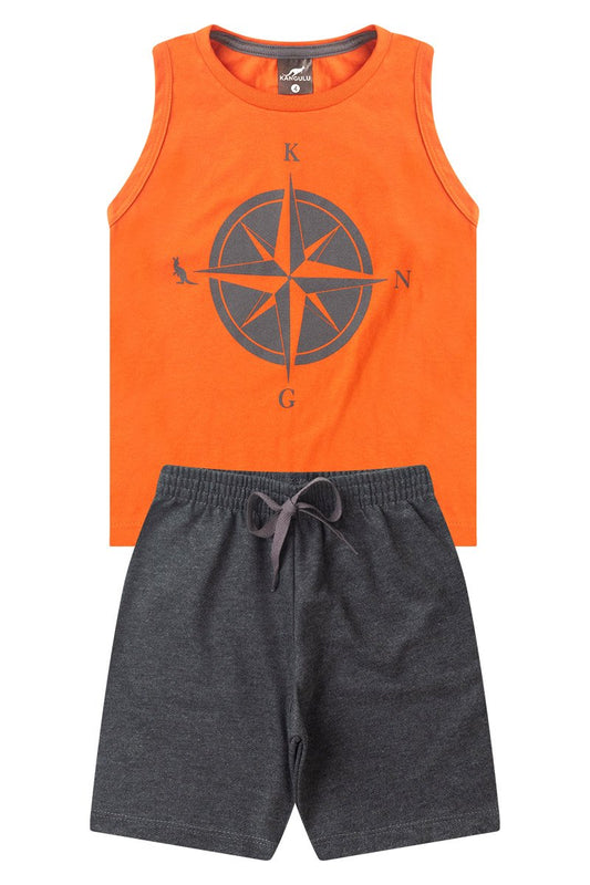 Boys' Summer Set Compass Tank Top Kangulu