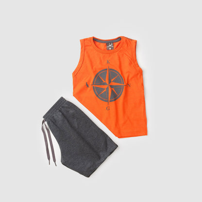 Boys' Summer Set Compass Tank Top Kangulu