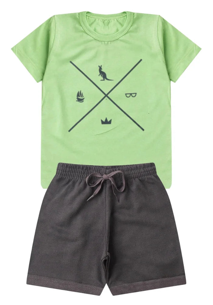 Boys' Summer Set - Kangulu Symbols
