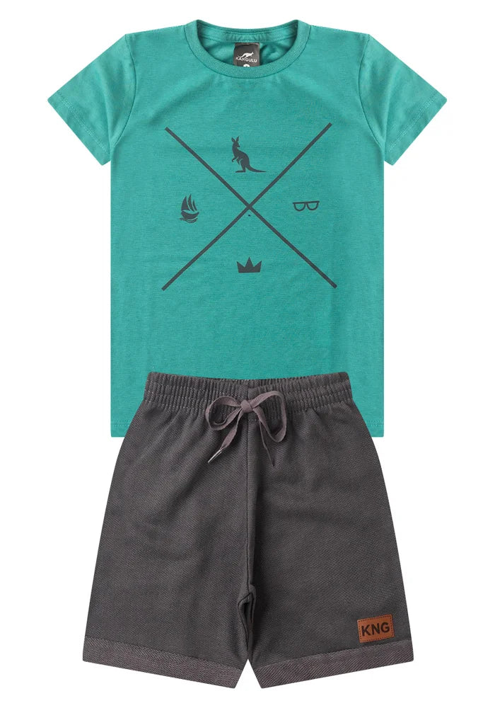 Boys' Summer Set - Kangulu Symbols