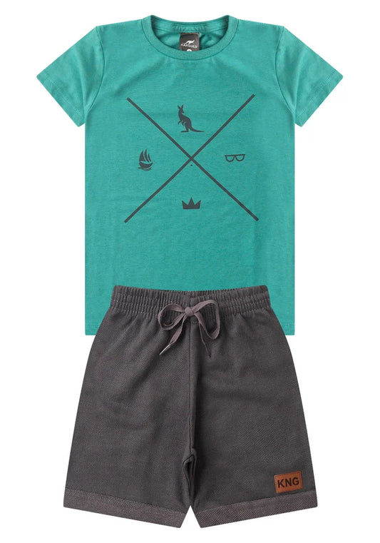 Boys' Summer Set - Kangulu Symbols
