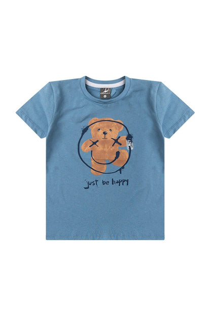 Conjunto Infantil Menino Verão Teddy Graffiti Kangulu