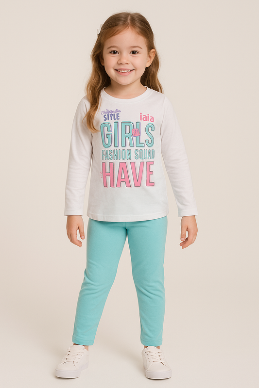 Children's Mid-Season Pajama Set for Girls Girls Iaia