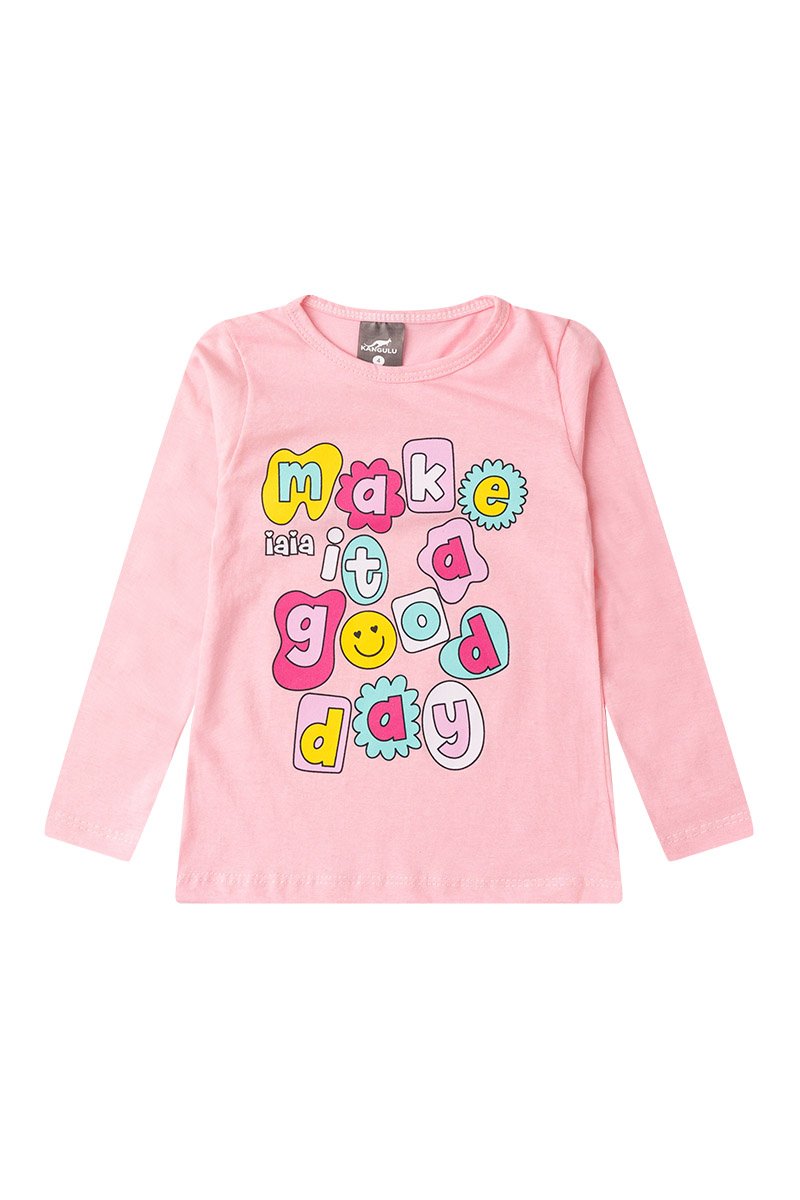Girls' Midseason Pajama Set Good Day Happy Iaia