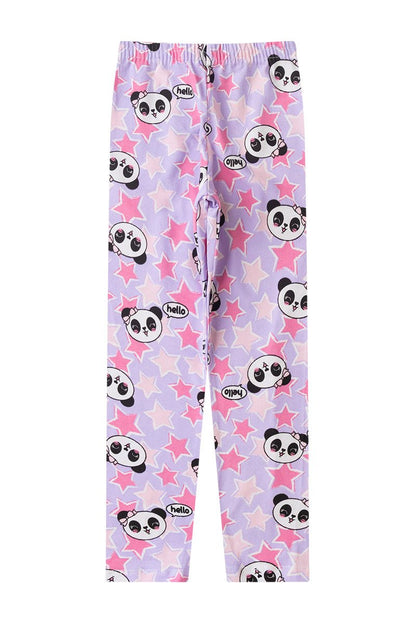 Girls' Midseason Pajama Set Panda Happy Iaia