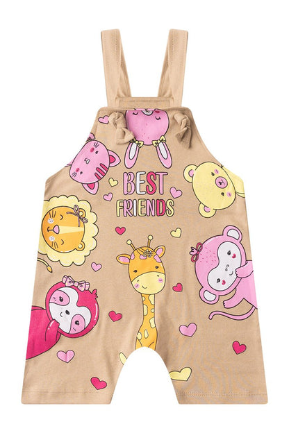 Girls' Baby Romper + Bodysuit - Best Friends