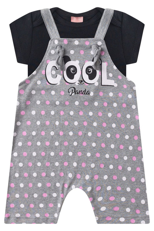 Girls' Baby Romper + Bodysuit - Cool Panda