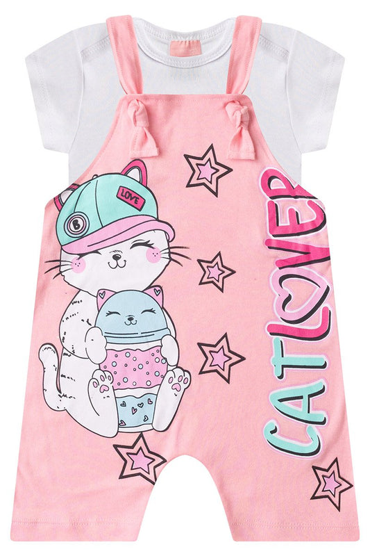 Girls' Baby Romper + Bodysuit - Little Cat