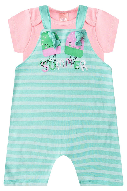 Girls' Baby Romper + Bodysuit - Summer