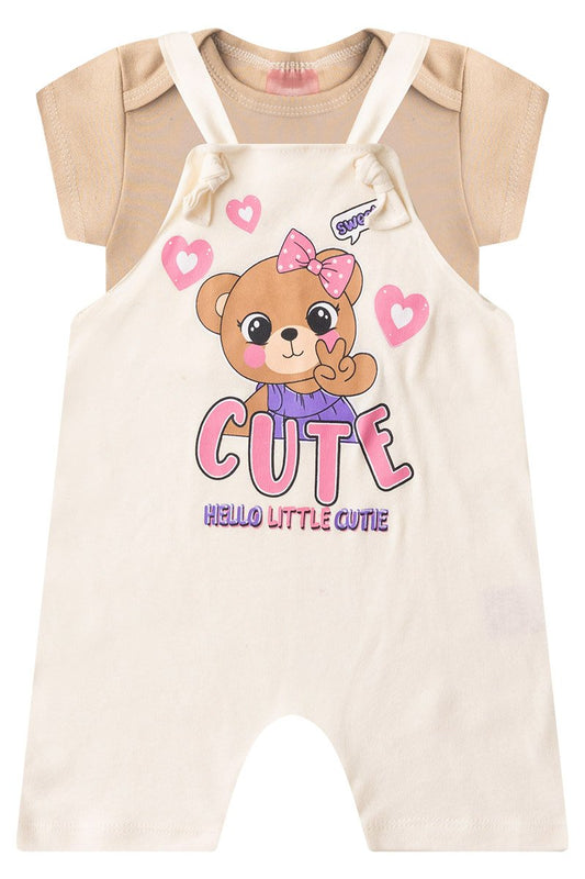 Girls' Baby Romper + Bodysuit - Little Bear