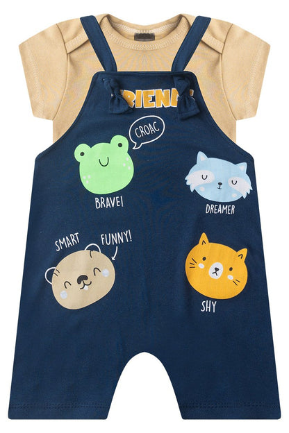 Boys' Baby Romper + Bodysuit - Kangulu Beach Let's Ride