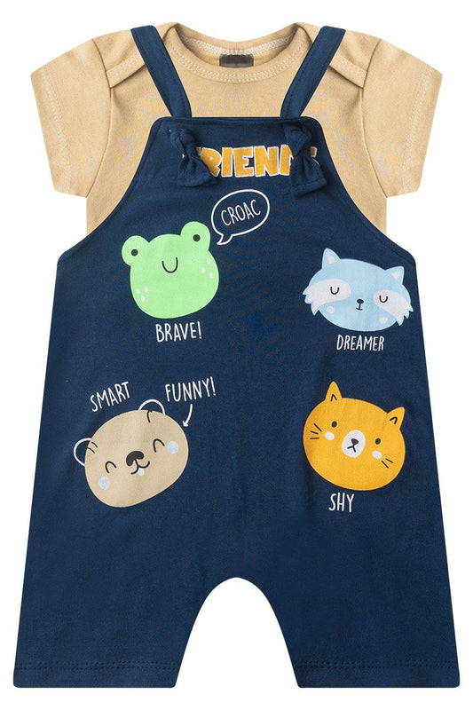 Boys' Baby Romper + Bodysuit - Kangulu Beach Let's Ride