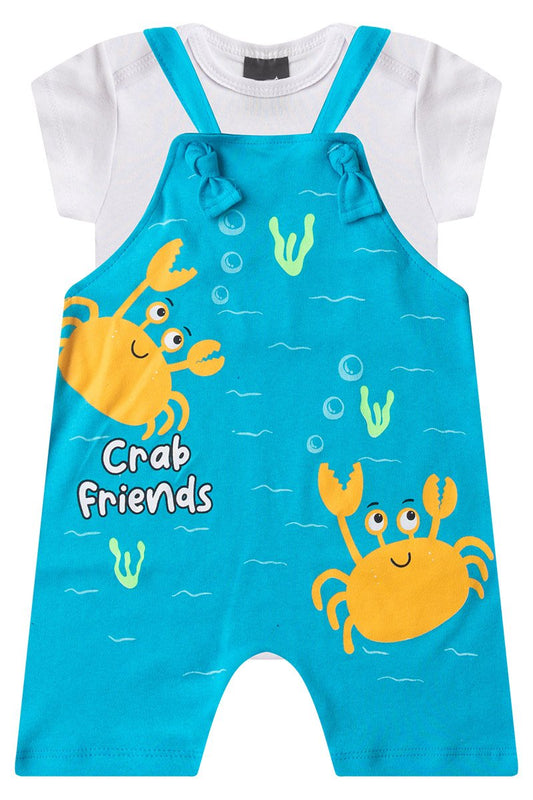 Boys' Baby Romper + Bodysuit - Kangulu Crab