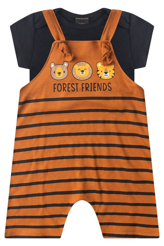 Boys' Baby Romper + Bodysuit - Kangulu Forest Friends