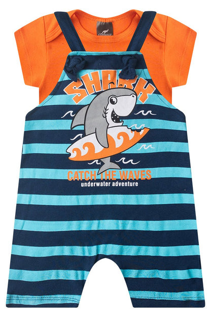 Boys' Baby Romper + Bodysuit - Kangulu Shark