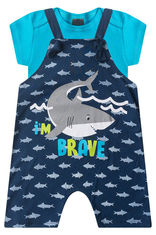 Boys' Baby Romper + Bodysuit - Kangulu Shark