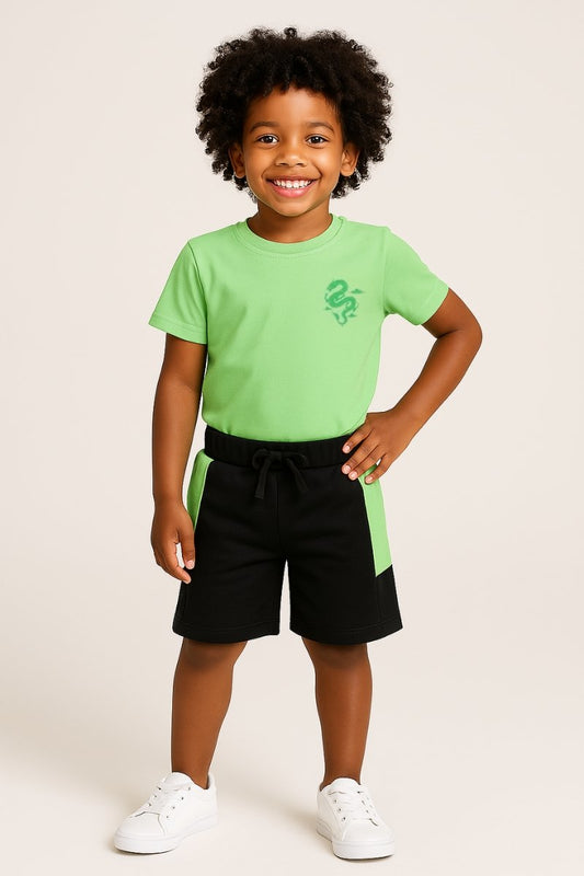 Summer Boys' Set Samurai Dragon Kangulu