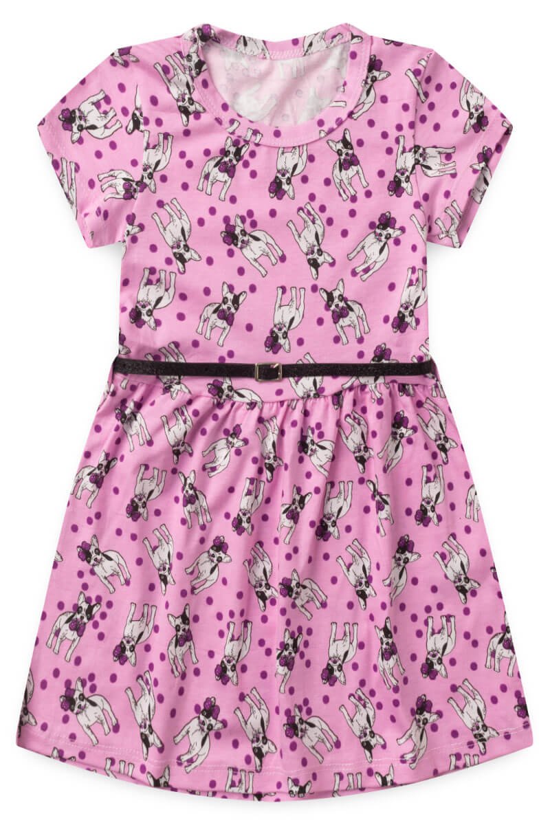 Girls' Dress - Iaia Dog