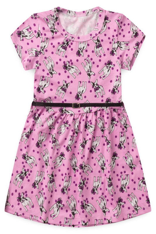 Girls' Dress - Iaia Dog
