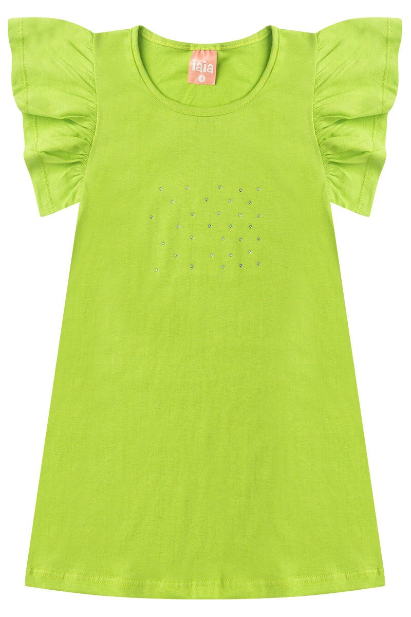 Girls' Dress with Rhinestones - Iaia