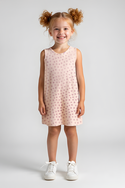 Girls' Dress with Flowers - Iaia