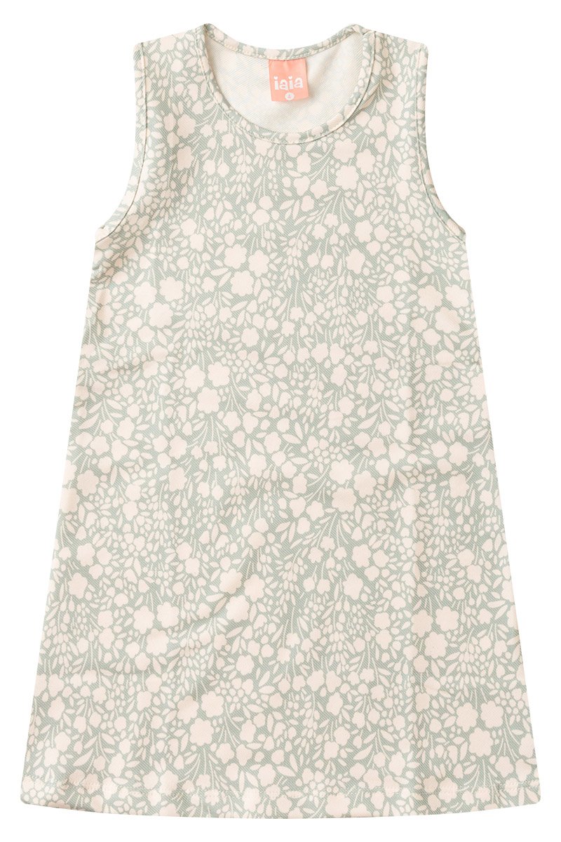 Girls' Dress with Flowers - Iaia
