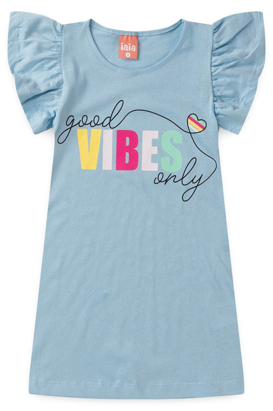Girls' Dress Good Vibes Iaia