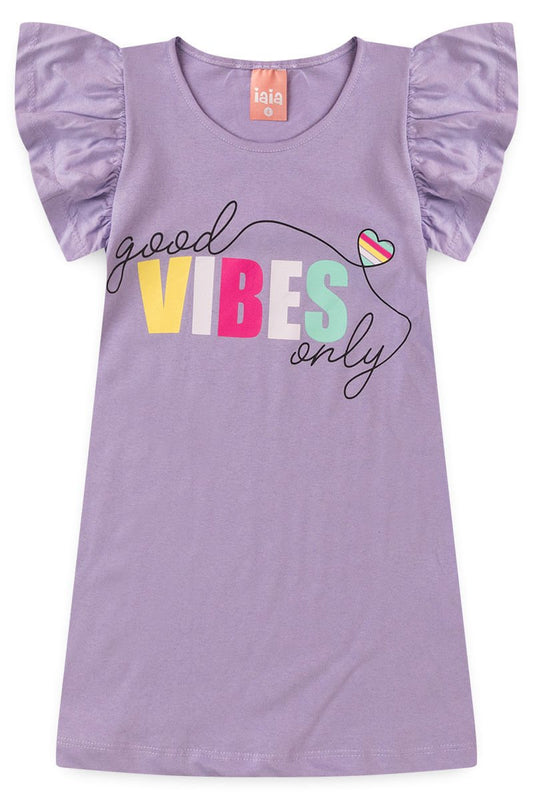 Girls' Dress Good Vibes Iaia